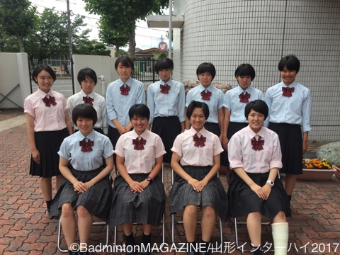 山形ih17 女子 文化学園長野高校 長野 バドスピ Badminton Spirit